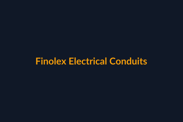 Finolex Electrical Conduits available at Raguveer Electric Talala